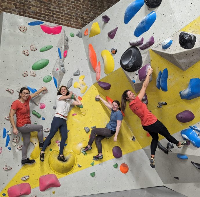 Club members at the Castle